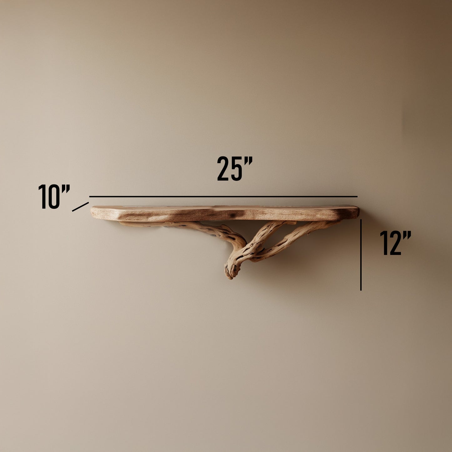 Tree branch bookshelf solid wood art wall mount handmade furniture driftwood floating bookcase rustic book shelf