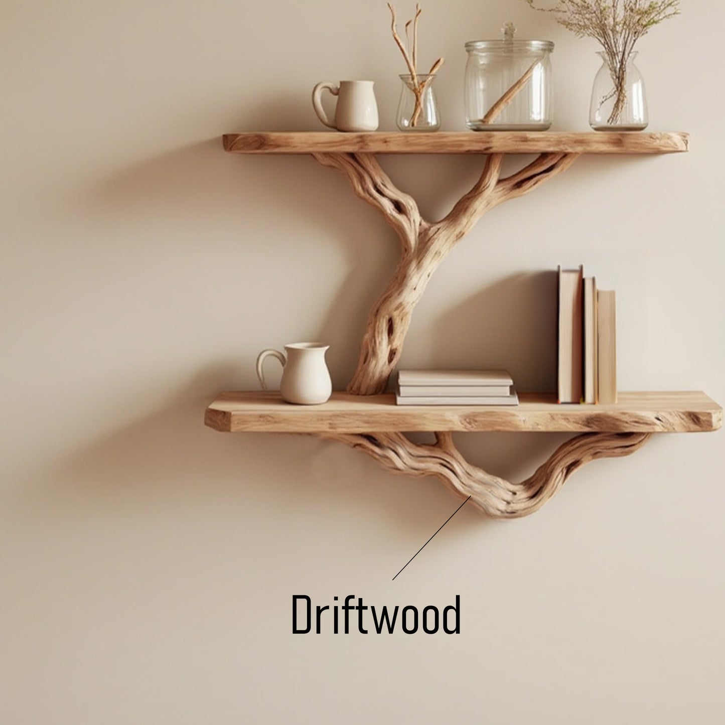Rustic narrow console table tree book shelf mid century bookcase wall mount bookshelf handmade decor