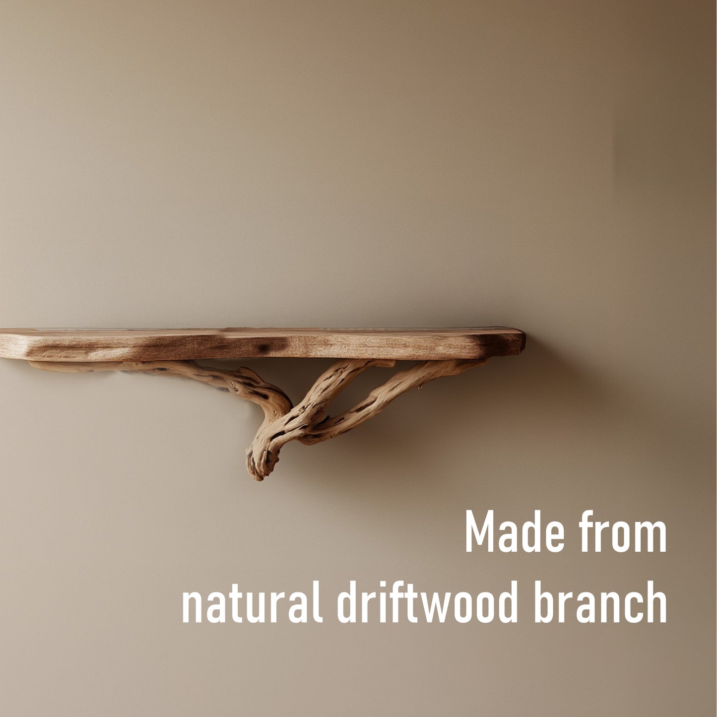 Tree branch bookshelf solid wood art wall mount handmade furniture driftwood floating bookcase rustic book shelf