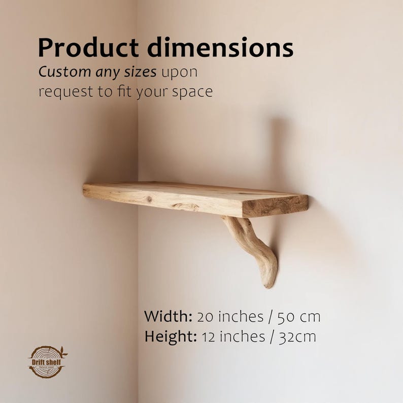 Rustic driftwood shelf natural console table solidwood bookshelf wall mount decor unique tree bracnh bookshelves
